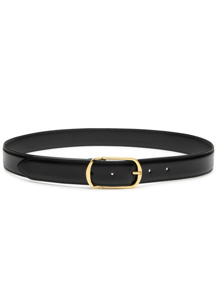 Andersons Belts Glossed Leather Belt - Black Cover