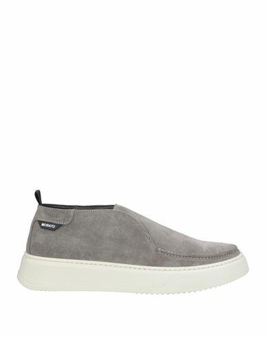 Antony Morato Man Sneakers Light grey Soft Leather Cover