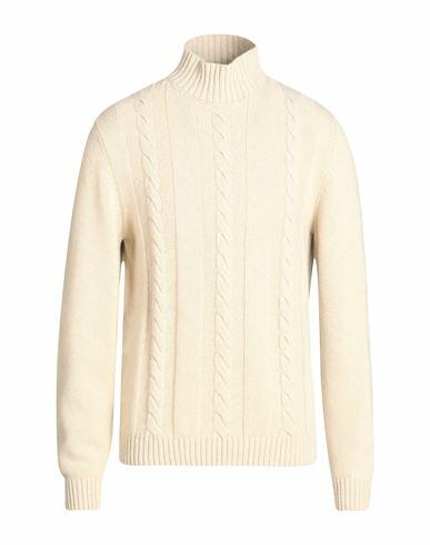 Heritage Man Turtleneck Beige Wool, Polyamide Cover