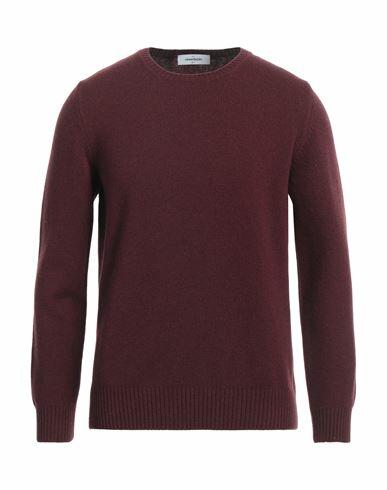 Gran Sasso Man Sweater Burgundy Virgin Wool Cover