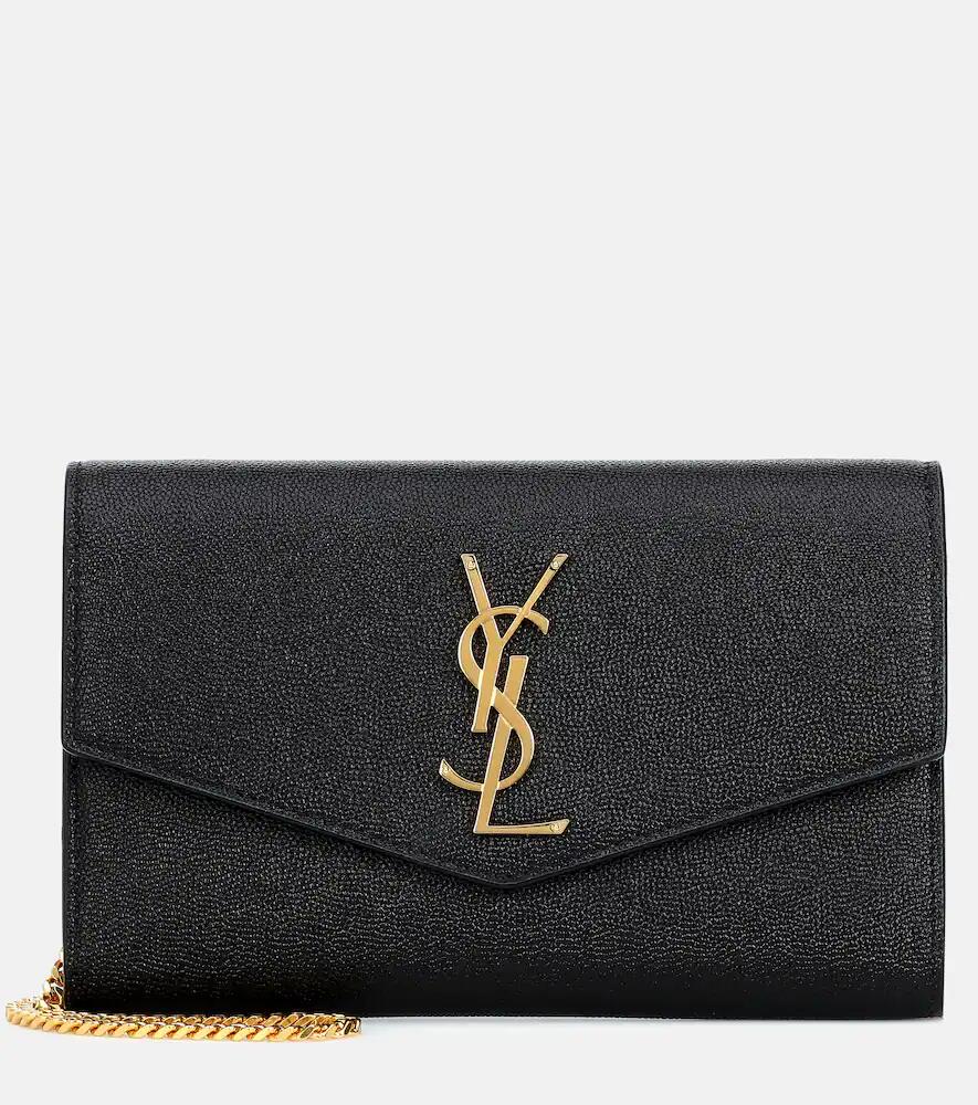 Saint Laurent Uptown leather wallet on chain Cover