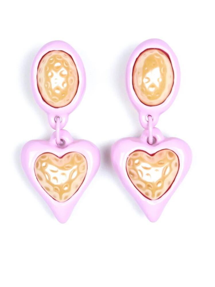 JULIETTA Night Fever drop earrings - Pink Cover