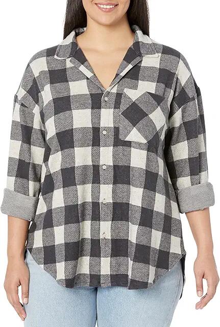 Rip Curl Dreamer Flannel (Black) Women's Clothing Cover