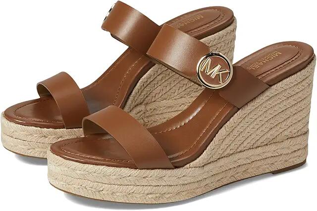 MICHAEL Michael Kors Lucinda Wedge (Luggage) Women's Sandals Cover