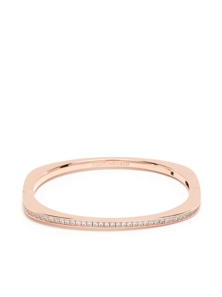 APM Monaco Dainty Pavé bracelet - Gold Cover