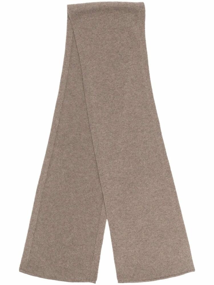 Boglioli fine-knit cashmere scarf - Neutrals Cover