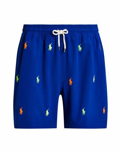 Polo Ralph Lauren 5.75-inch Traveler Classic Swim Trunk Man Swim trunks Bright blue Recycled polyester, Elastane Cover