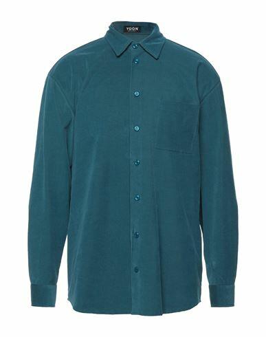 Yoon Man Shirt Deep jade Cotton, Elastane Cover