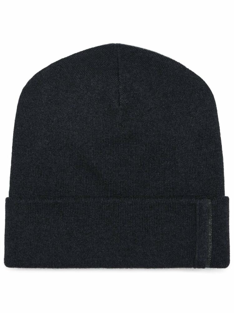 Brunello Cucinelli Monili-detail cashmere beanie - Grey Cover