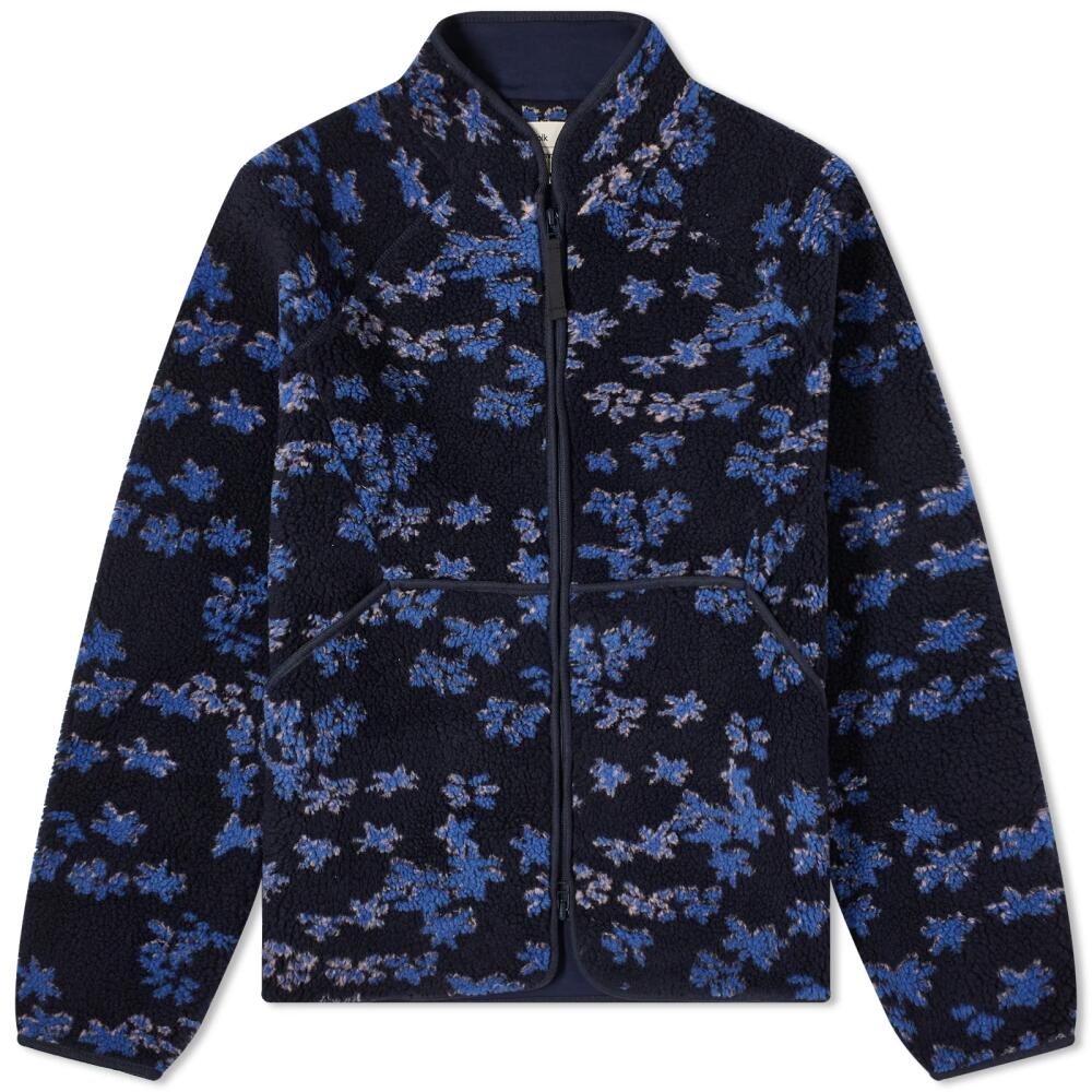 Folk Men's Boxy Puzzle Fleece in Navy Cover