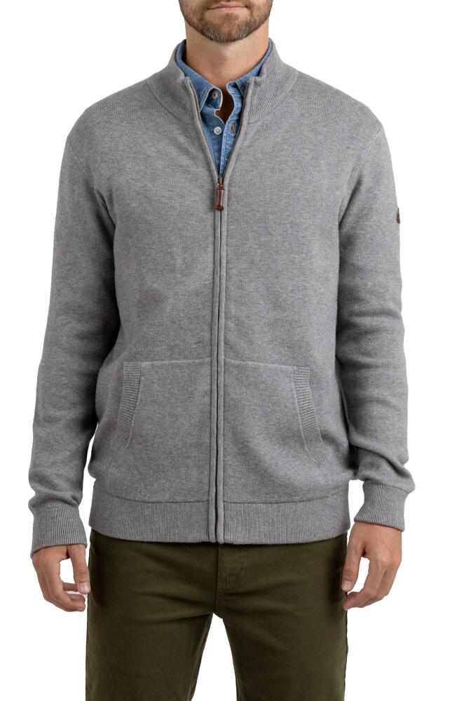 Rainforest Bristlecone Zip Cardigan in Heather Grey Cover