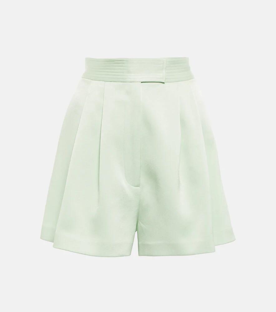 Alex Perry Porter crêpe satin shorts Cover