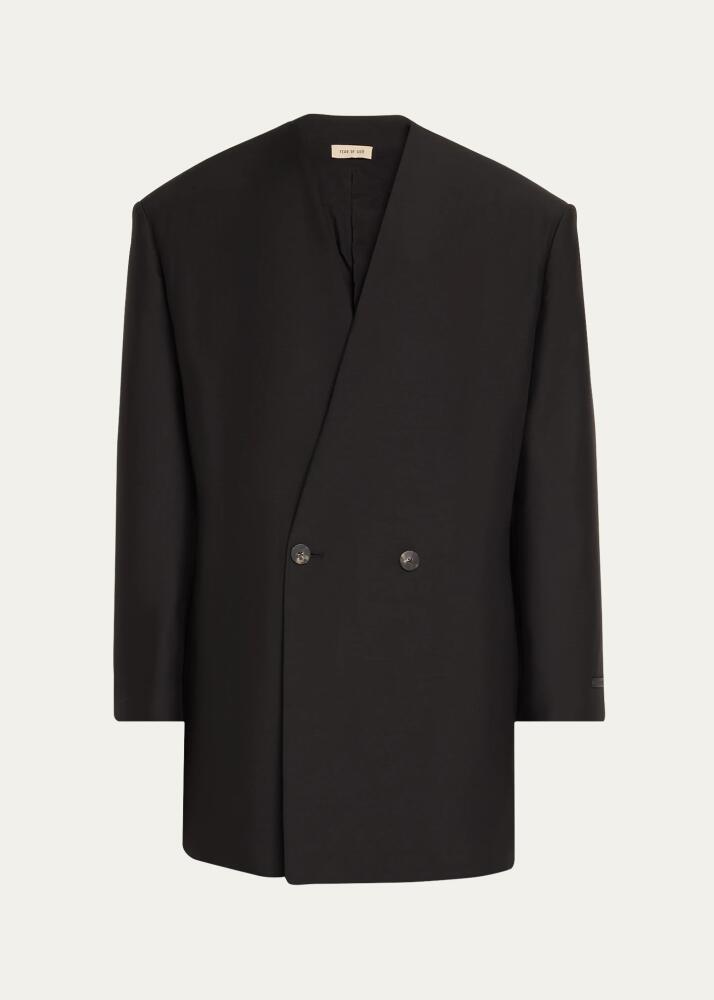 Fear of God Men's Lapelless Oversized Blazer Cover