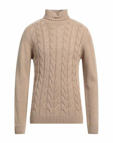 Herman & Sons Man Turtleneck Camel Wool, Acrylic Cover