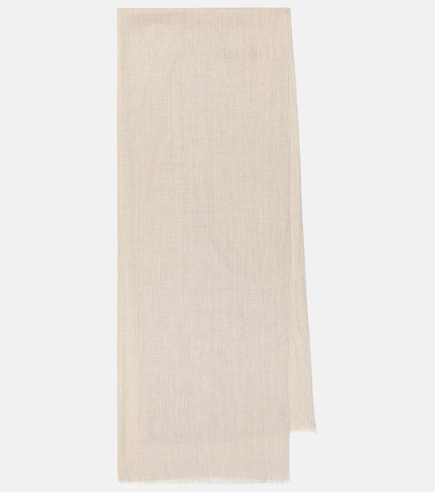 Brunello Cucinelli Cashmere and silk-blend scarf Cover