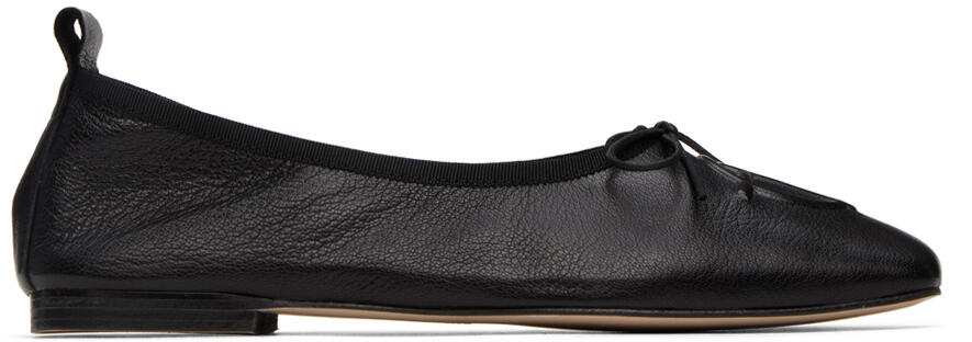 OPEN YY Black Square Toe Ballerina Flats Cover