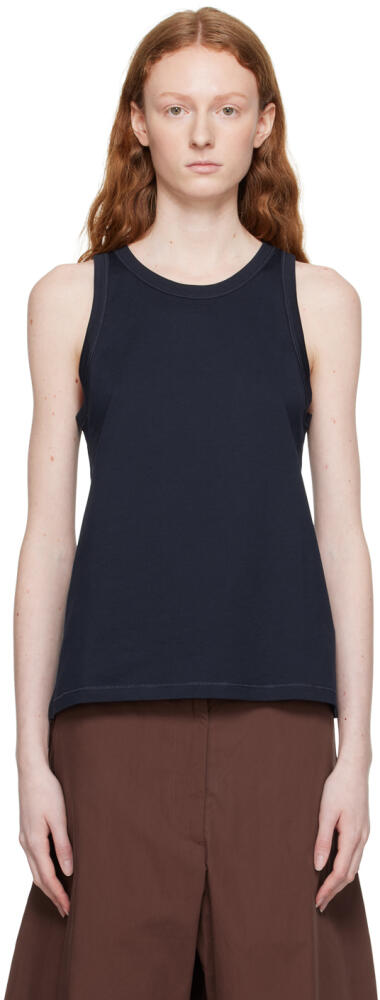 Studio Nicholson Navy Circa Tank Top Cover