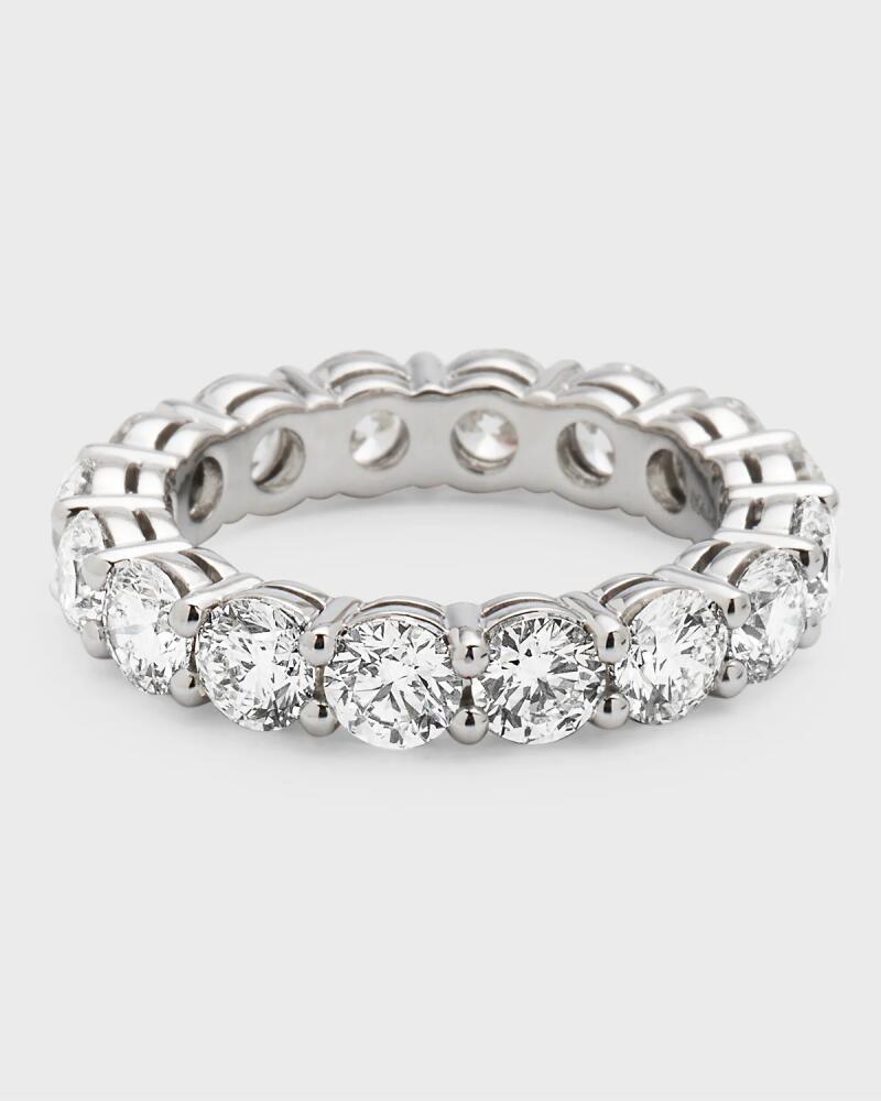 Neiman Marcus Diamonds Platinum Round Diamond Eternity Ring, Size 6 3/4, 5.28tcw Cover