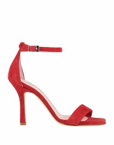 Luca Valentini Woman Sandals Red Leather Cover