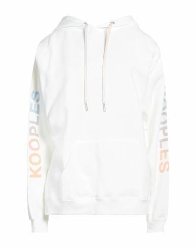 The Kooples Woman Sweatshirt White Cotton Cover