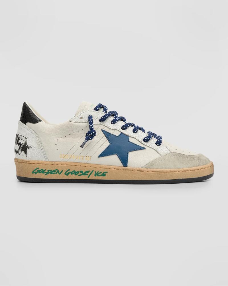 Golden Goose Men's Ball Star Leather Low-Top Sneakers Cover