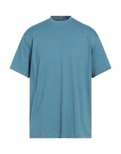 Y-3 Man T-shirt Pastel blue Cotton, Elastane Cover