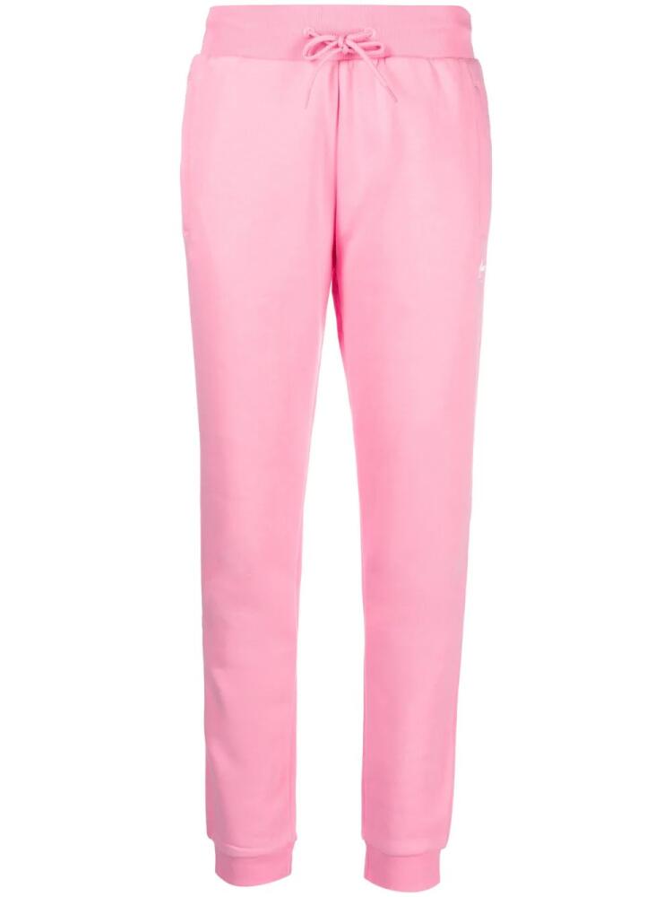 adidas embroidered-logo detail track pants - Pink Cover