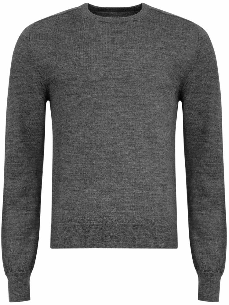 Maison Margiela elbow-patch wool sweater - Grey Cover