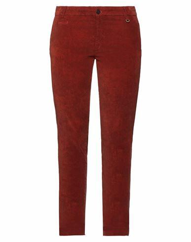 Mason's Woman Pants Rust Cotton, Elastane Cover