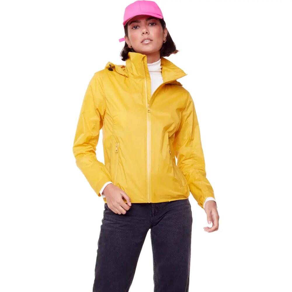 Alpine North PELLY - Recycled Ultralight Windshell Jacket in Yellow Cover