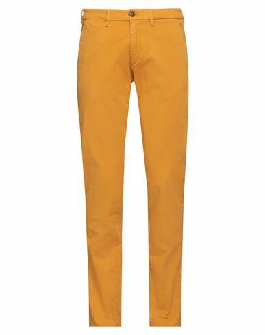 40weft Man Pants Ocher Cotton, Elastane Cover