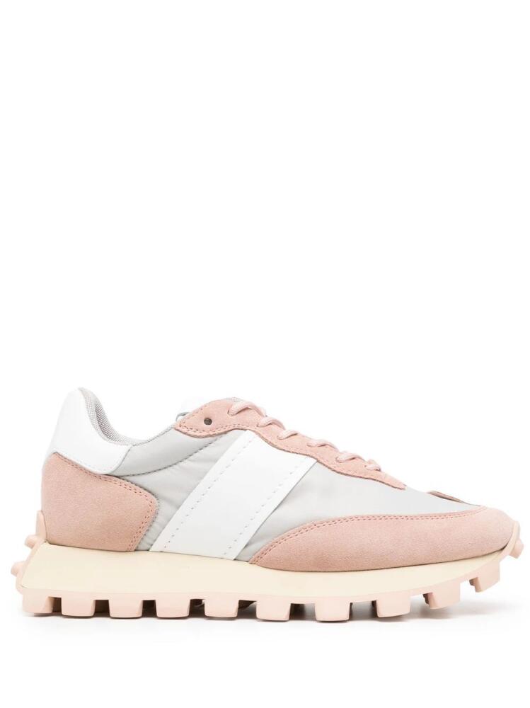 Tod's panelled low-top sneakers - Pink Cover