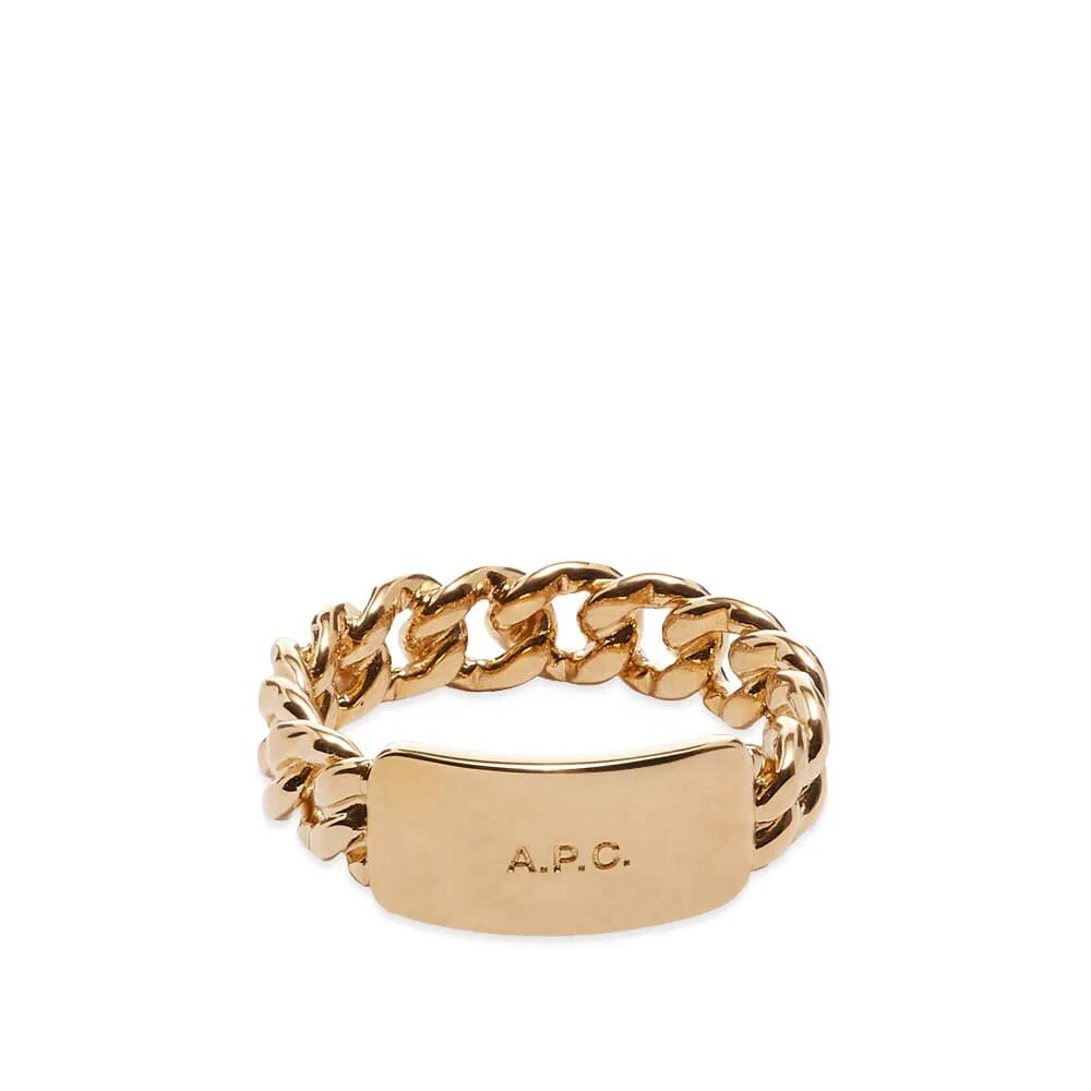 A.P.C. Men's Darwin Ring in Gold Cover