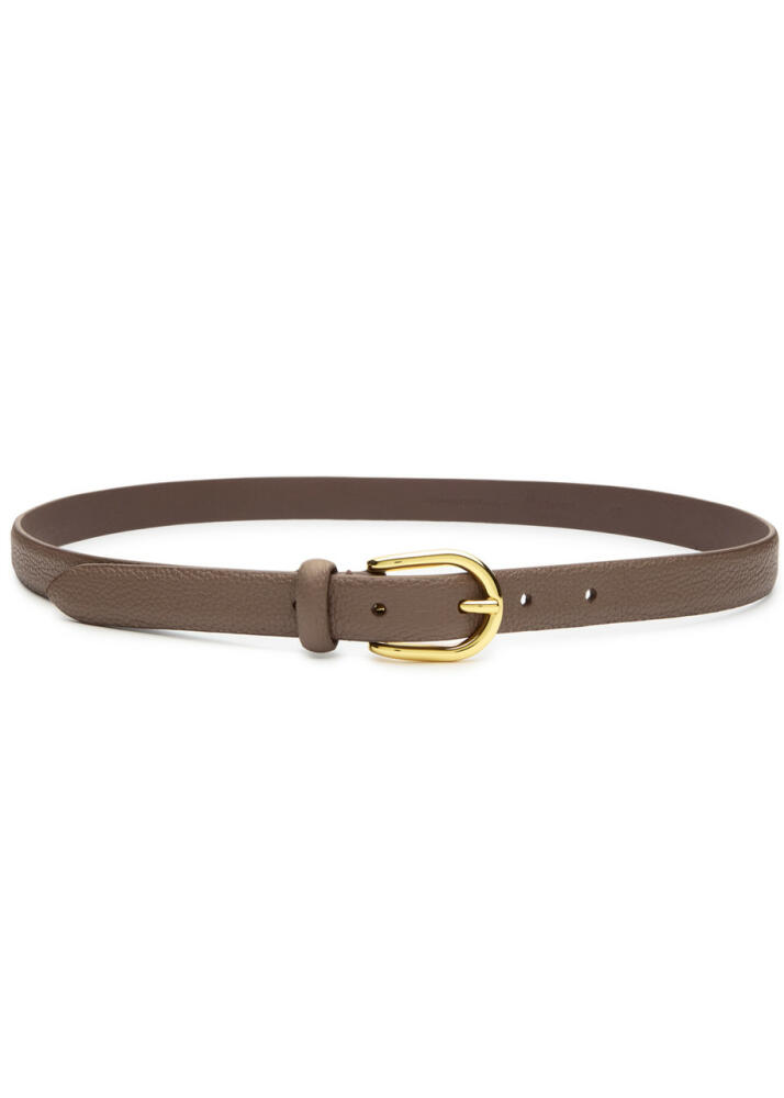 Andersons Belts Grained Leather Belt - Taupe Cover