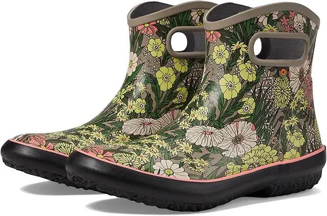 Bogs Patch Ankle - Vintage Floral (Taupe Multi) Women's Boots Cover