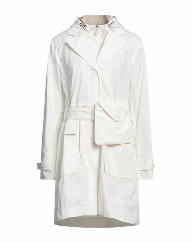 Eleventy Woman Overcoat & Trench Coat Cream Polyester, Polyamide Cover