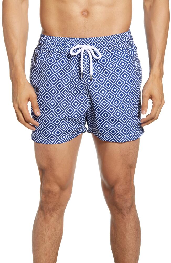 Frescobol Carioca Sport Angra Swim Shorts in Navy Blue Cover