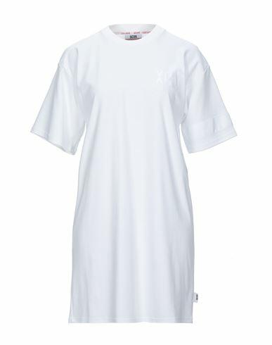 Gcds Woman Mini dress White Polyester, Elastane Cover