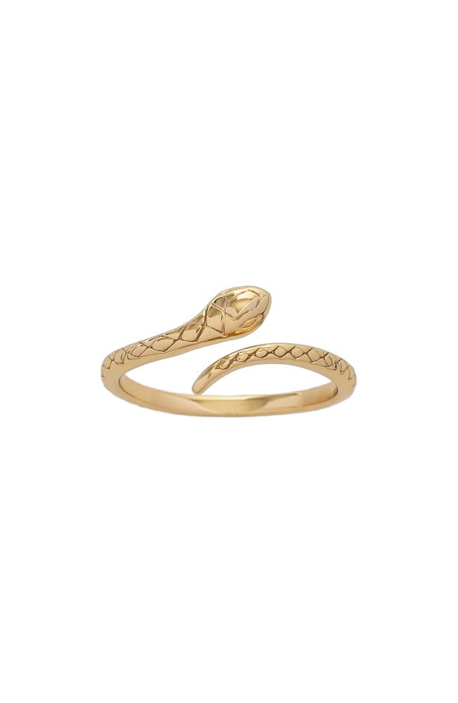 MADE BY MARY Snake Wrap Ring in Gold Cover