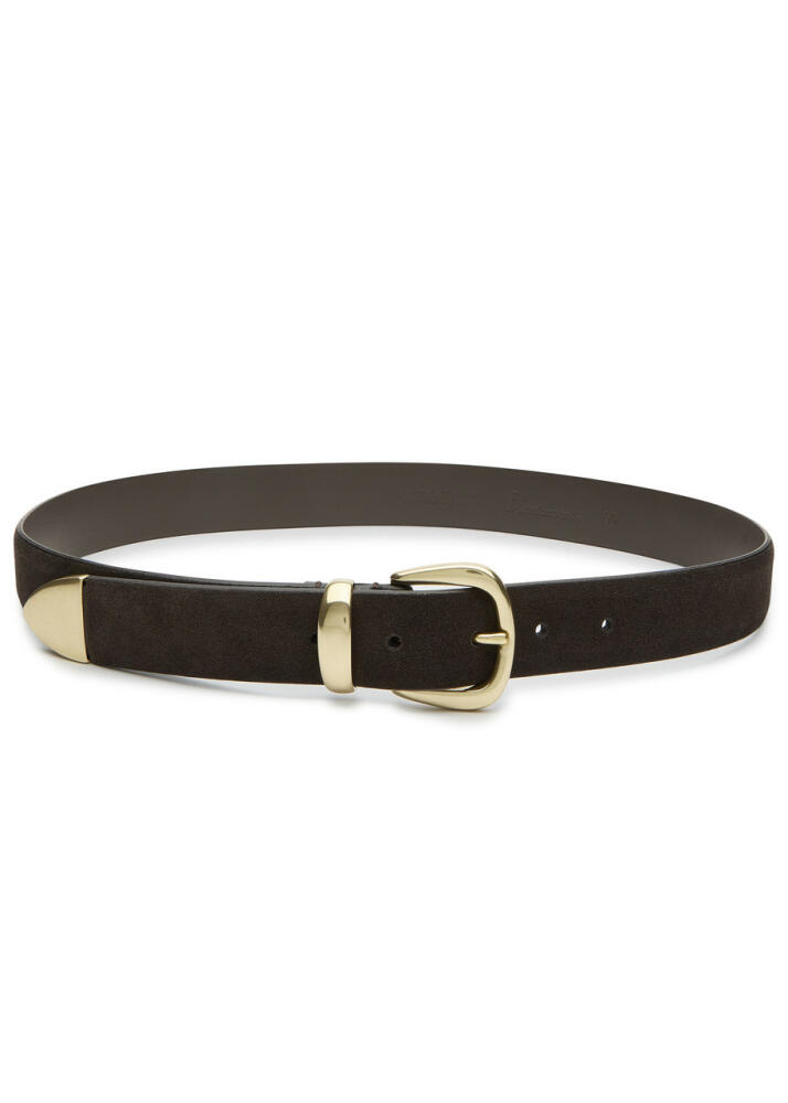 Andersons Belts Suede Belt - Dark Brown Cover