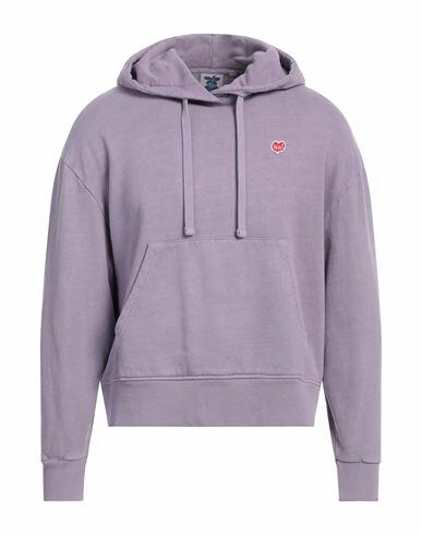 Deus Ex Machina Man Sweatshirt Lilac Cotton, Recycled cotton Cover