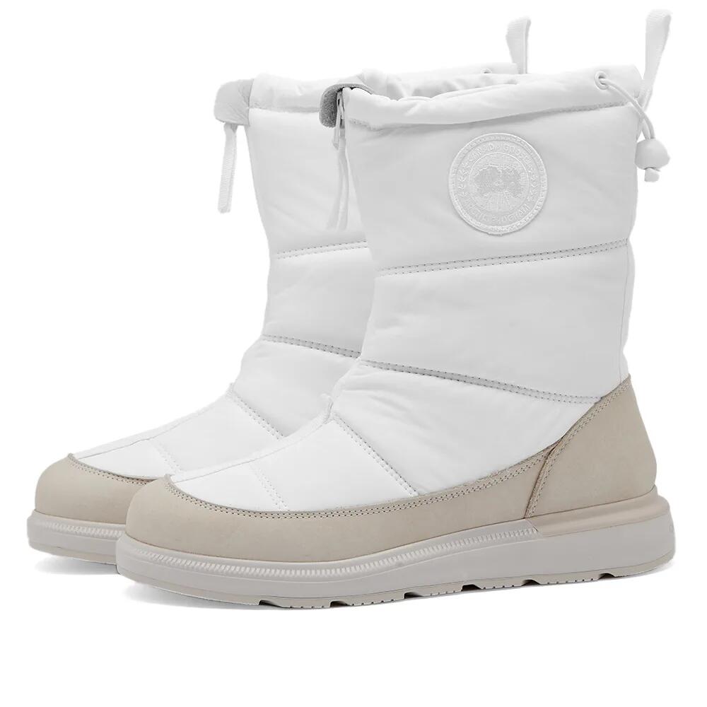 Canada Goose Women's Cypress Fold-Down Boot in White Cover