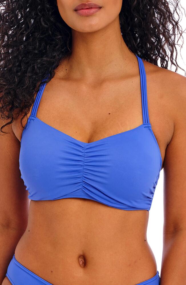 Freya Jewel Cove Concealed Underwire Bikini Top in Plain Azure Cover