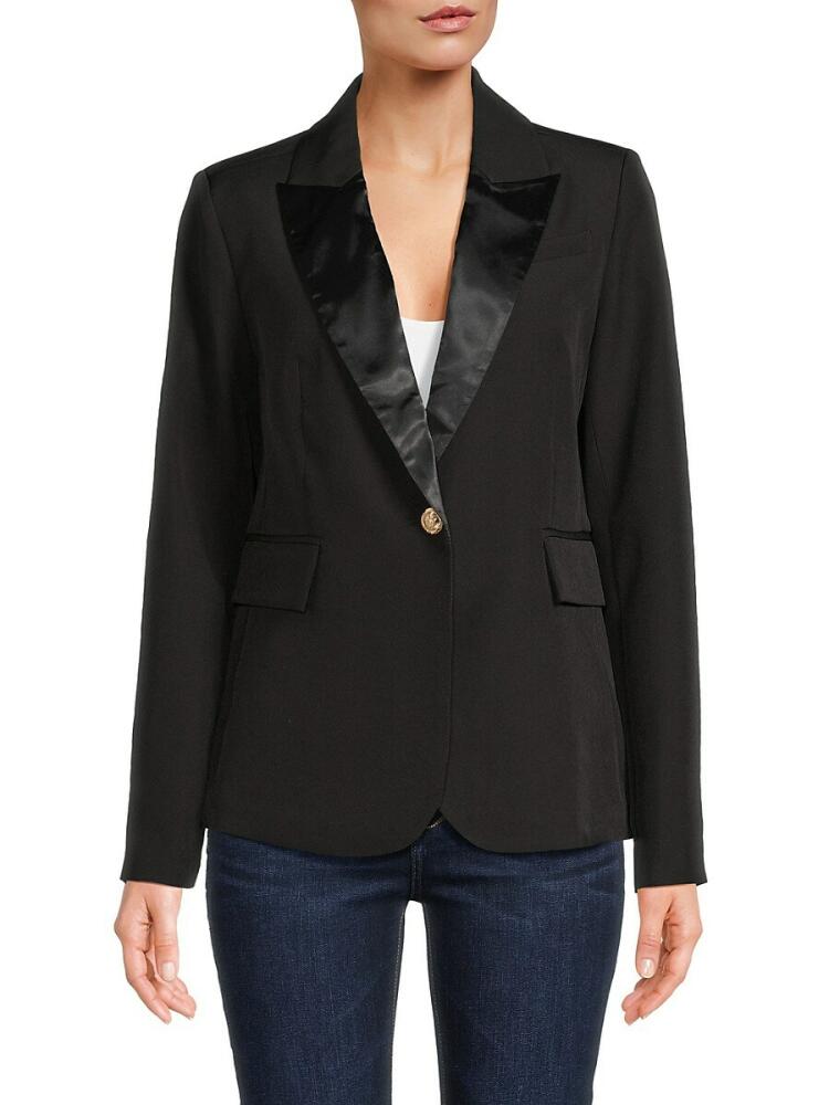 Walter Baker Women's Rebecca Single Breasted Blazer - Black Cover