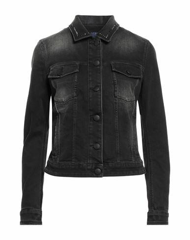 Jacob Cohёn Woman Denim outerwear Black Cotton, Polyester, Elastane Cover