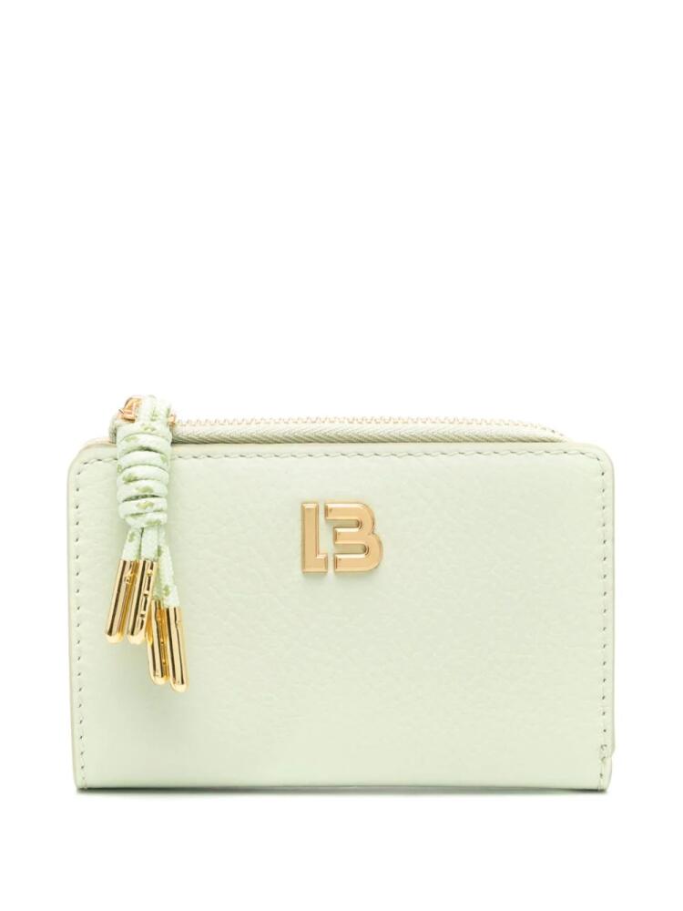 Bimba y Lola logo-plaque leather wallet - Green Cover