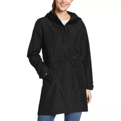 Eddie Bauer Women's Rainfoil Trench Cover