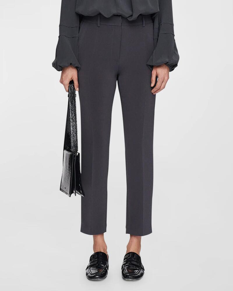 Joseph Coleman Cropped Slim Crepe Pants Cover