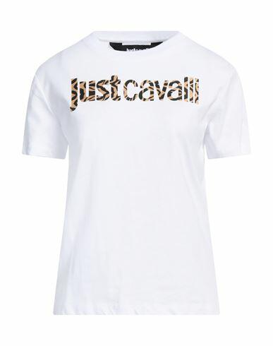 Just Cavalli Woman T-shirt White Cotton Cover