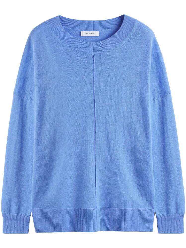 Chinti & Parker crew-neck drop-shoulder jumper - Blue Cover